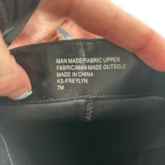 NEW Karin Scott Tall Boots Size 5 Black Buckled Knee High Dressy High Heel NWT - Picture 6 of 7